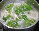 簡単！肉野菜煮のチーズバジル和え作り方2写真