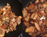 豚バラ肉と舞茸と里芋の赤ワイン・トマト煮作り方7写真