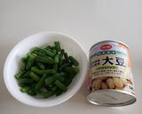 いんげんと大豆の炒め物作り方1写真