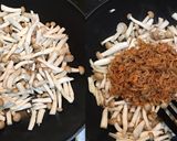 干し海老と空芯菜とさやえんどうの炒め物作り方4写真