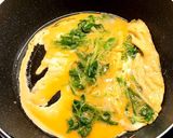 水菜の卵焼き♪作り方3写真