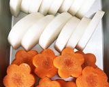 ダイエット煮物♡大根と人参のそぼろ餡かけ作り方1写真