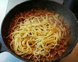 ちょっと斬新な「麻婆スパゲティ」作り方8写真