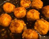 鶏団子のバルサミコ酢あん作り方2写真