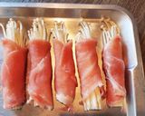 【おかず】豚えのき天ぷら作り方2写真