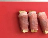 毎日のお弁当♪厚揚げ豚肉巻き作り方2写真