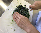 【離乳食中期】ほうれん草としらすのあえ物作り方2写真