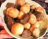 懐かしの味里芋とこんにゃくの煮っころがし作り方7写真