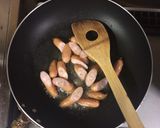 超簡単☆粒マスタードとウインナーのパスタ作り方3写真