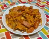超簡単☆粒マスタードとウインナーのパスタ作り方8写真