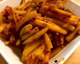 お弁当の彩りに！ナポリタンマカロニ作り方6写真