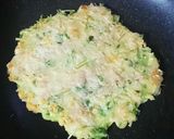 豆苗と豚肉でチヂミ風✲*ﾟ作り方8写真