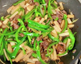 たけのことピーマンの千切り炒め作り方11写真