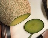 メロン　誕生日　ケーキ作り方1写真
