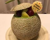 メロン　誕生日　ケーキ作り方5写真