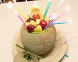 メロン　誕生日　ケーキ作り方6写真