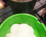 鶏ひき肉焼きと大根煮作り方2写真