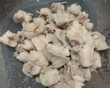 牛ホルモンの和風味すき焼き風作り方1写真