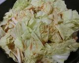 白菜と鶏ひきで汁だく麻婆白菜作り方4写真