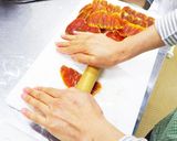 ゆで卵と干し柿の天ぷら作り方4写真