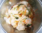 簡単酢で菊芋の酢の物作り方4写真
