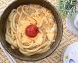 あったまる♪かき卵うどん作り方4写真