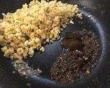 ネギとハムと卵の炒飯作り方8写真