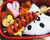 【お弁当用】Wハートかまぼこ作り方3写真