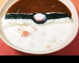 カレー＆シチューライスでモンスターボール作り方9写真