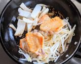 鶏もやしのピリ辛スープご飯作り方7写真