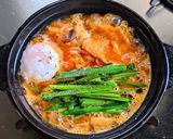 鶏もやしのピリ辛スープご飯作り方13写真