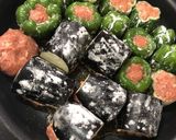 ピーマンとナスの肉詰め★照り焼き風作り方7写真