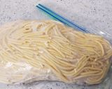 手作り冷凍スパゲッティ麺風作り方2写真