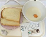 スティックコーヒーでお花フレンチトースト作り方1写真