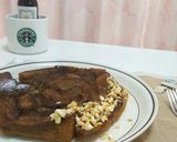 スティックコーヒーでお花フレンチトースト作り方6写真