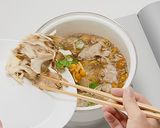 豚肉入りトロネバ椀作り方6写真