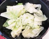 茹でキャベツのごまマヨサラダ作り方1写真