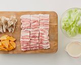 レタスと豚肉の豆乳汁作り方3写真