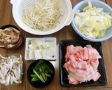 酸辣湯(サンラータン)風鍋作り方1写真