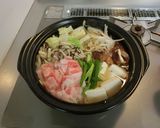 酸辣湯(サンラータン)風鍋作り方4写真