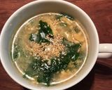 無駄なくレタスの外葉と卵のとろとろスープ作り方7写真