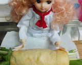 リカちゃん♡水菜と油揚げのチーズ巻き*.作り方7写真
