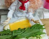 リカちゃん♡水菜と油揚げのチーズ巻き*.作り方5写真