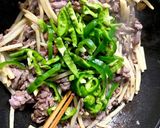ラム肉で作る！スパイシー青椒肉絲作り方10写真