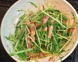 水菜のペペロンチーノ？作り方4写真