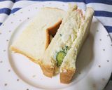 余ったポテトサラダの救済☆ポテサラサンド作り方3写真