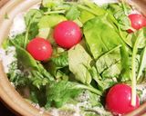 もやしとベビーリーフの土鍋スープ作り方4写真