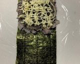 卵と塩昆布のサンドおにぎり作り方4写真