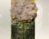 卵と塩昆布のサンドおにぎり作り方6写真