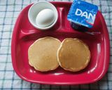 すりおろしりんごを加えたパンケーキ♪作り方1写真